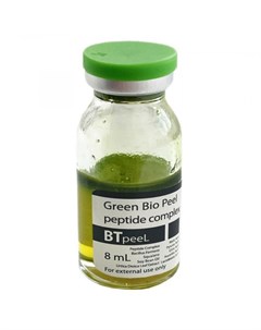 Пилинг Green Peel рН 2 1 Зеленый Биоревитализант с Пептидами Лактобионовой Кислотой и Экстрактом Кра Btpeel