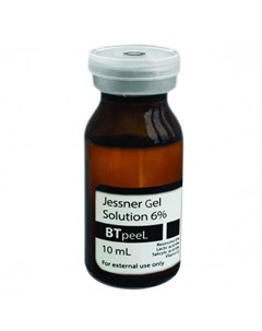 Пилинг Solution Jessner Peel pH 2 1 Джесснера 6 Гелевый с Витамином Е pH 2 1 10 мл Btpeel