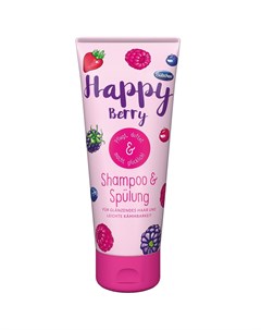 Шампунь Happy Berry и Ополаскиватель для Волос Детский Счастливая Ягодка 200 мл Bubchen