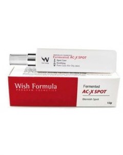 Крем Fermented AC X Spot Высокоэффективный против Акне 12г Wish formula