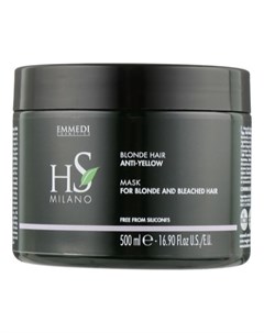 Маска HS Milano Blonde Hair Anti Yellow Mask для Светлых и Обесцвеченных Волос 500 мл Dikson