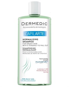 Шампунь Capilarte Нормализирующий для Жирных Волос с Проблемой Выпадения 300 мл Dermedic