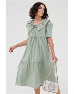 Платье трикотажное Дайана оливковое Инсантрик