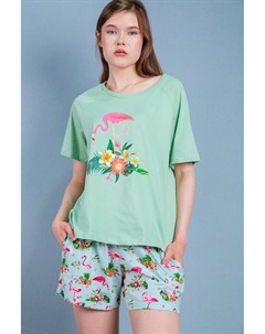 Пижама женская футболка к р шорты Samo
