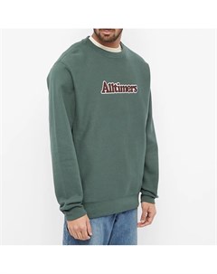 Свитшот Embroidered Heavyweight Broadway Crew Alpine Green 2022 Alltimers