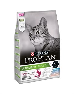 Сухой корм ProPlan для стерилизованных кошек и кастрированных котов треска и форель 1 5кг Purina pro plan