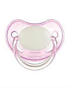 Пустышка Basic латексная анатомическая 6 18мес розовая Canpol babies