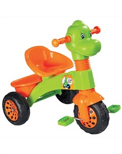 Велосипед трехколесный Dino Bike оранжево зеленый Pilsan