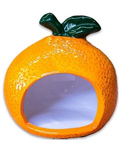 Домик Апельсинка для грызунов 9х7 5х9см Керамикарт
