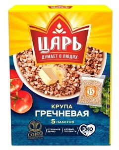 Крупа гречневая 5 пакетов 400гр Tsar