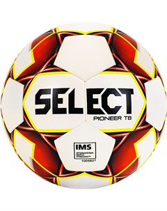 Мяч футбольный Pioneer TB 810221 274 р 5 бело красно желтый Select