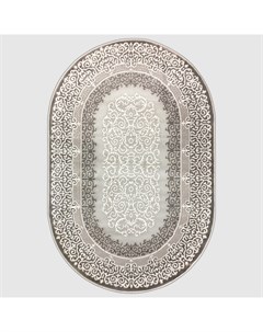 Ковер Nova овальный бело серый 80x150 см 4116A Sofia rugs