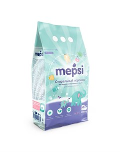 Стиральный порошок для детского белья на основе натурального мыла гипоаллергенный 2 4 кг Mepsi