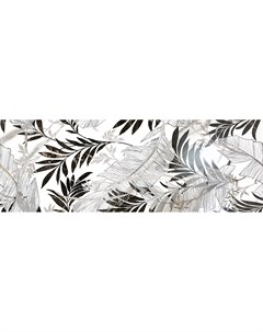 Плитка Carrara Leaves BLK Matt 31 6x90 см Fanal