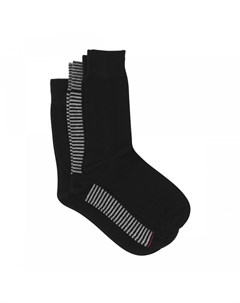 Набор носков чёрных с серым из 3 пар МРС3 03 Feltimo