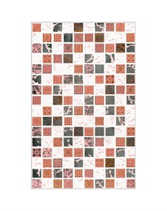 Декор Таурус 2 Мозаика Красный 40x25 см Piezarosa
