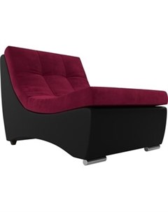 Кресло Монреаль кресло микровельвет бордовый экокожа черный Артмебель