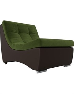 Кресло Монреаль кресло микровельвет зеленый экокожа коричневый Артмебель