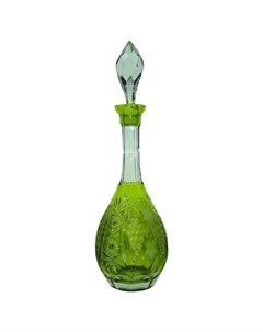 Декантер с пробкой Grape 750мл светло зеленый Ajka crystal