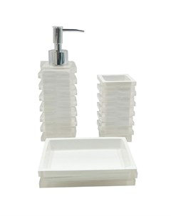 Набор аксессуаров для ванной комнаты 58 серебро Sofi de marko