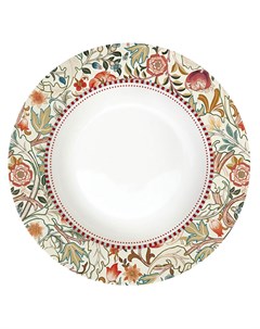 Тарелка суповая William Morris цвет кремовый Easy life