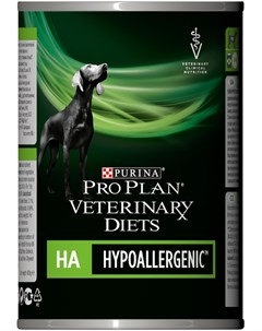 Влажный корм Veterinary Diets HA для снижения непереносимости ингредиентов и питательных веществ дие Purina pro plan