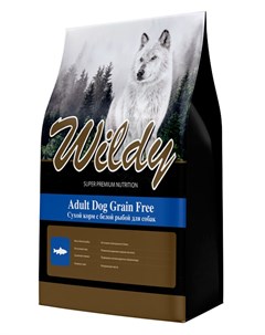 Сухой корм для собак Adult Dog Grain Free с белой рыбой 15 кг Wildy