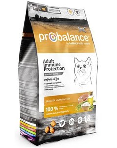 Сухой корм для кошек Immuno Protection с курицей и индейкой 1 8 кг Probalance