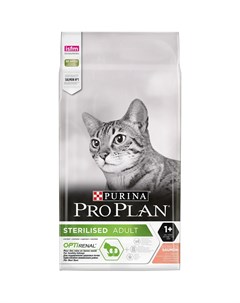 Корм для взрослых стерилизованных кошек и кастрированных котов с высоким содержанием лосося 1 5 кг Purina pro plan