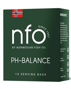 Антипохмельное средство PH balance 14 х 10 г Витамины Norwegian fish oil