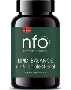 Комплекс Липид баланс 120 капсул Витамины Norwegian fish oil