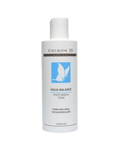Тоник для лица увлажняющий Aqua Balance 250 мл Cleaning and Fresh Medical collagene 3d