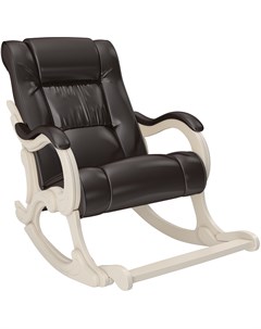 Кресло качалка модель 77 черный 67x98x135 см Комфорт
