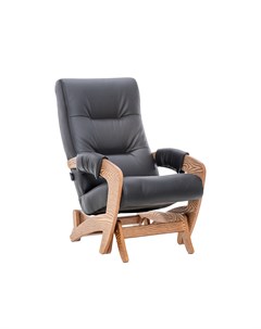 Кресло глайдер элит коричневое коричневый 57x95x87 см Комфорт