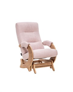 Кресло глайдер эталон розовый розовый 57x95x87 см Комфорт