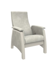 Кресло глайдер модель 101ст белое белый 74x105x83 см Комфорт
