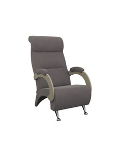 Кресло для отдыха модель 9 д серое серый 60x105x96 см Комфорт