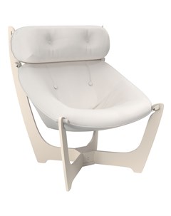 Кресло для отдыха модель 11 белое белый 76x97x77 см Комфорт