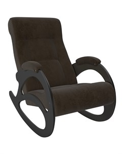 Кресло качалка модель 4 коричневое коричневый 59x88x105 см Комфорт