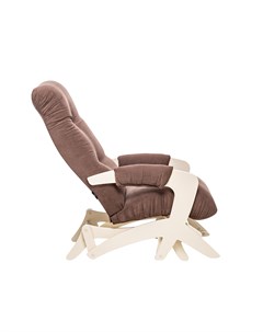 Кресло глайдер твист коричневый 60x93x107 см Комфорт