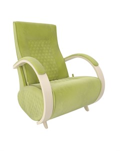 Кресло глайдер модель balance 3 с накладками зеленый 70x105x84 см Комфорт