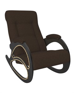 Кресло качалка модель 4 коричневый 59x88x105 см Комфорт