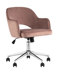 Кресло компьютерное кларк розовый 55x87x57 см Stool group