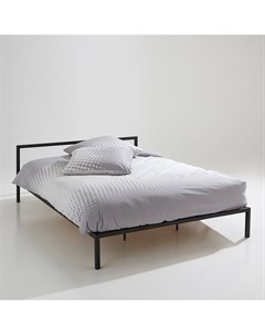 Металлическая кровать jovien черный 144x25 см Laredoute