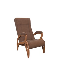 Кресло для отдыха модель 51 коричневое коричневый 57x99x87 см Комфорт
