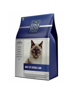 Elit Cat Sensible полнорационный сухой корм для кошек с чувствительным пищеварением с ягненком и кур Gina