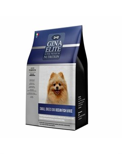Elit Small Breed Dog полнорационный сухой корм для собак мелких пород с океанической рыбой и рисом 3 Gina