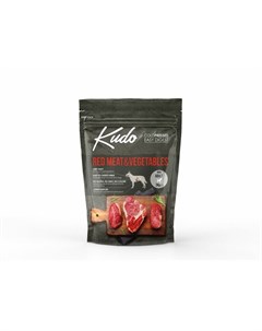 Red Meet Vegetables Mini Adult сухой корм для взрослых активных собак мелких пород с говядиной и ово Kudo