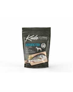 Adriatic Fish Mini Adult сухой корм для взрослых собак мелких пород с чувствительным пищеварением с  Kudo
