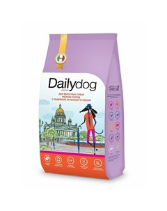 Casual Line сухой корм для собак мелких пород с индейкой ягненком и рисом Dailydog